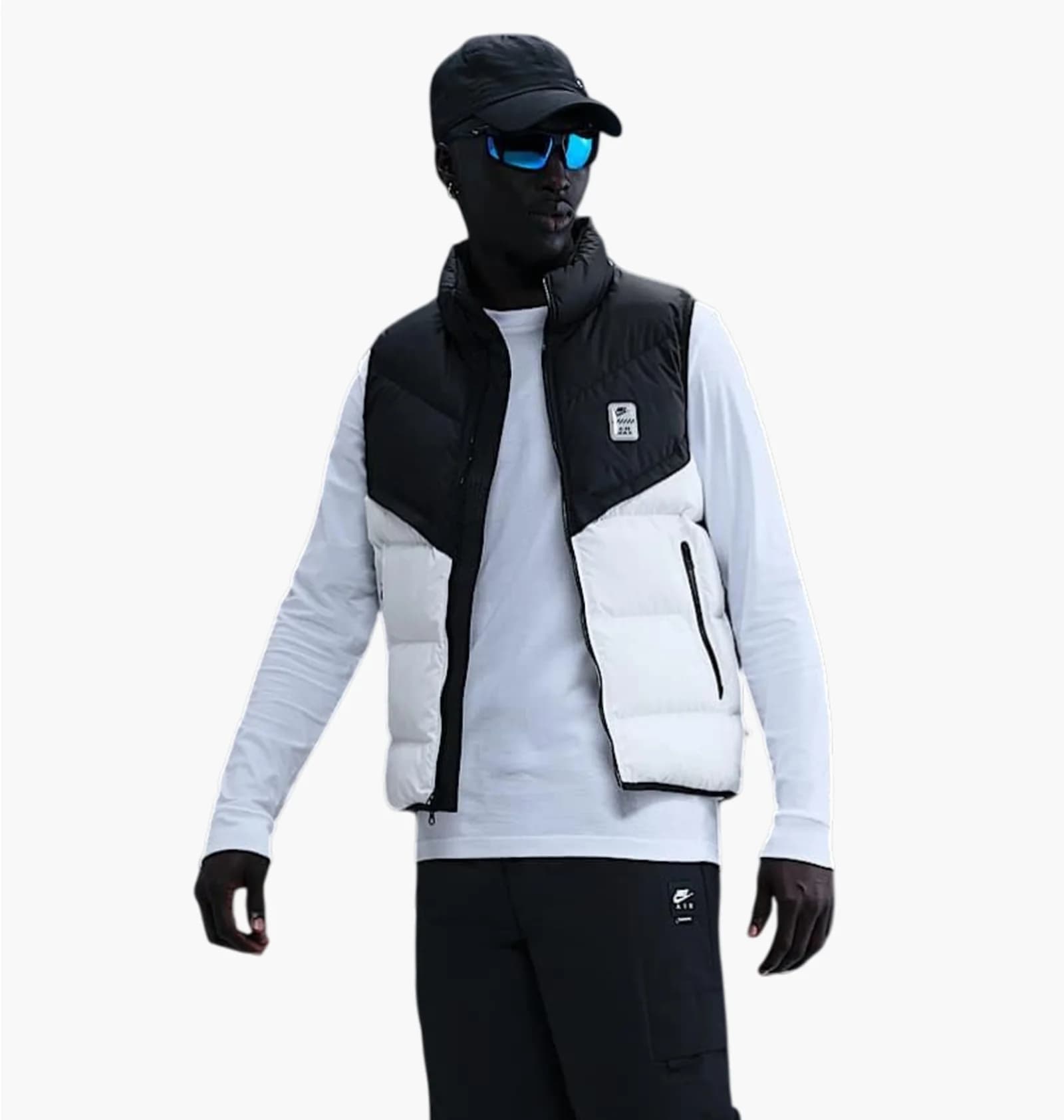 Жилетка чоловіча Nike Air Max Windrunner Storm-FIT White Black IF0398-010